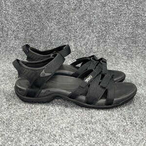 Teva Tirra Sandals Womens Size 10 Black Athletic Outdoor Hiking Camp Water Shoes